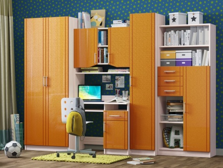 Стенка Юнга МДФ (Ш- 3000 х В- 2000 см х Г- 570 мм)/Разные Цвета