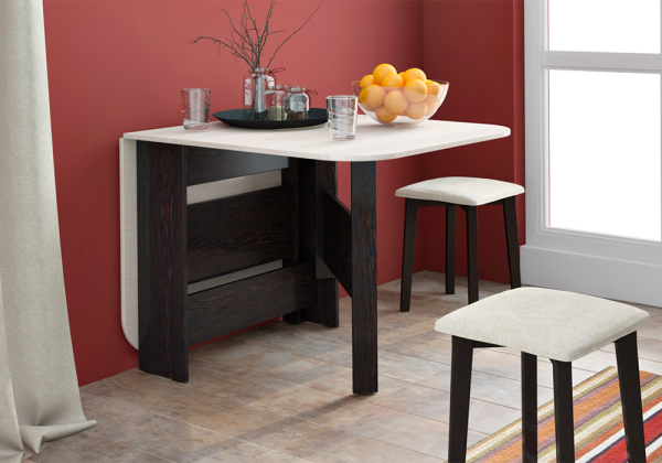 Стол-книжка Т1 венге цаво / дуб белфорт