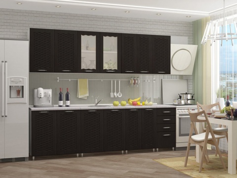 Кухонный Гарнитур Ирина МДФ 2600 мм